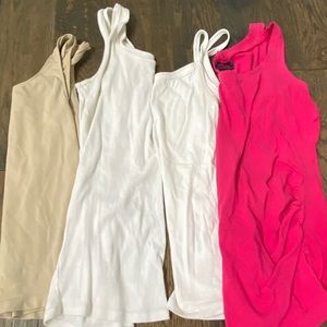 4 small maternity tanks